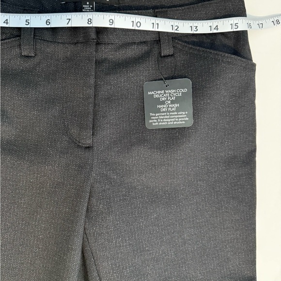 NWT, Andrew Marc Ponte Pants, Stretch, Size‎ 8, Black Charcoal - Picture 7 of 9